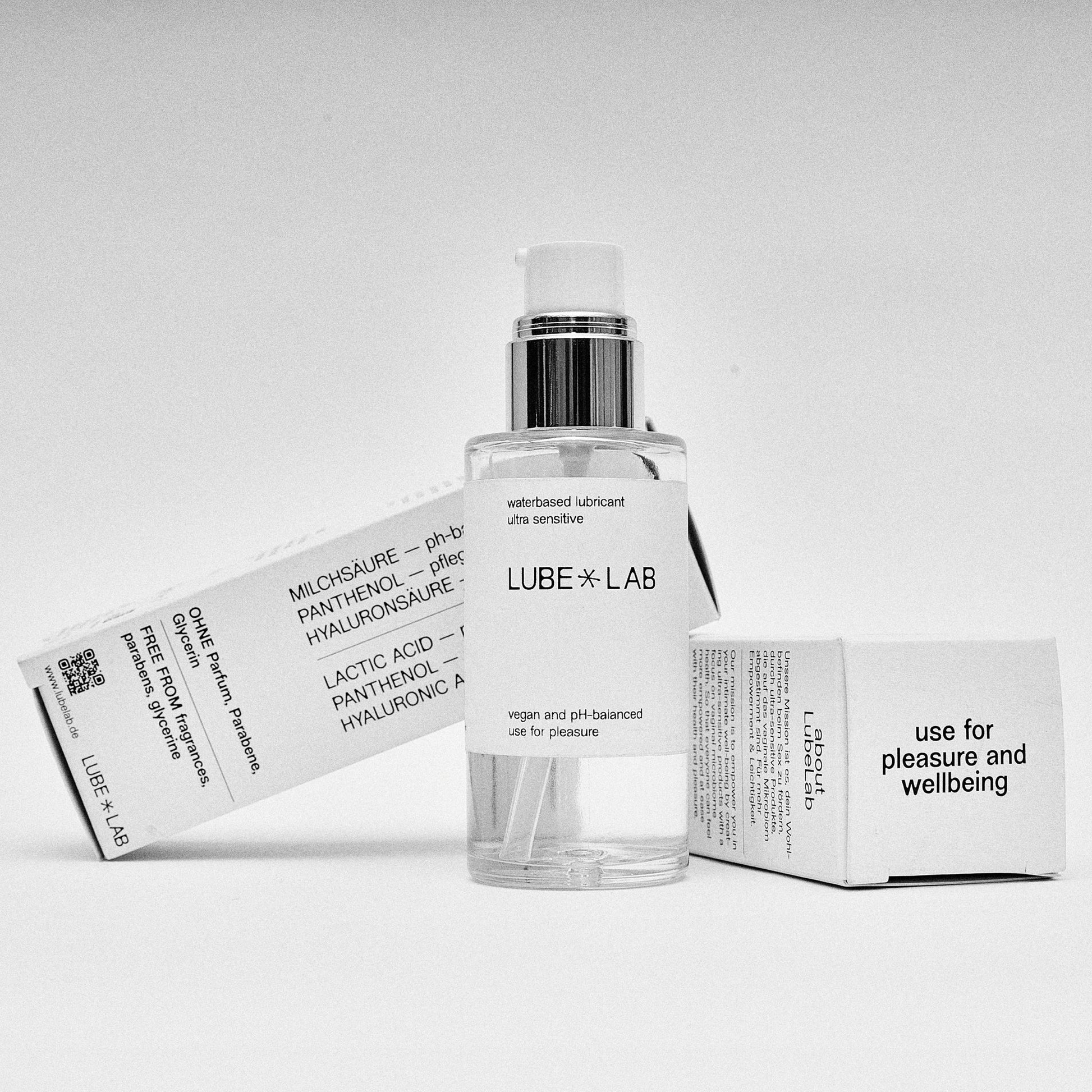 Ultra sensitives, veganes & pflegendes Gleitgel auf Wasserbasis - 50ml LubeLab Ultra sensitives, veganes & pflegendes Gleitgel auf Wasserbasis - 50ml LubeLab